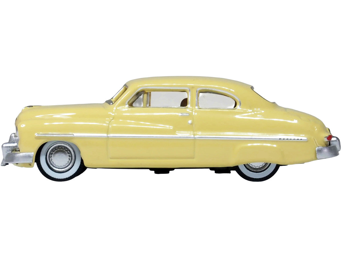 1949 Mercury 8 Coupe Calabash Yellow 1/87 (HO) Scale Diecast Model Car by Oxford Diecast LuxuryLifeWay Online Store