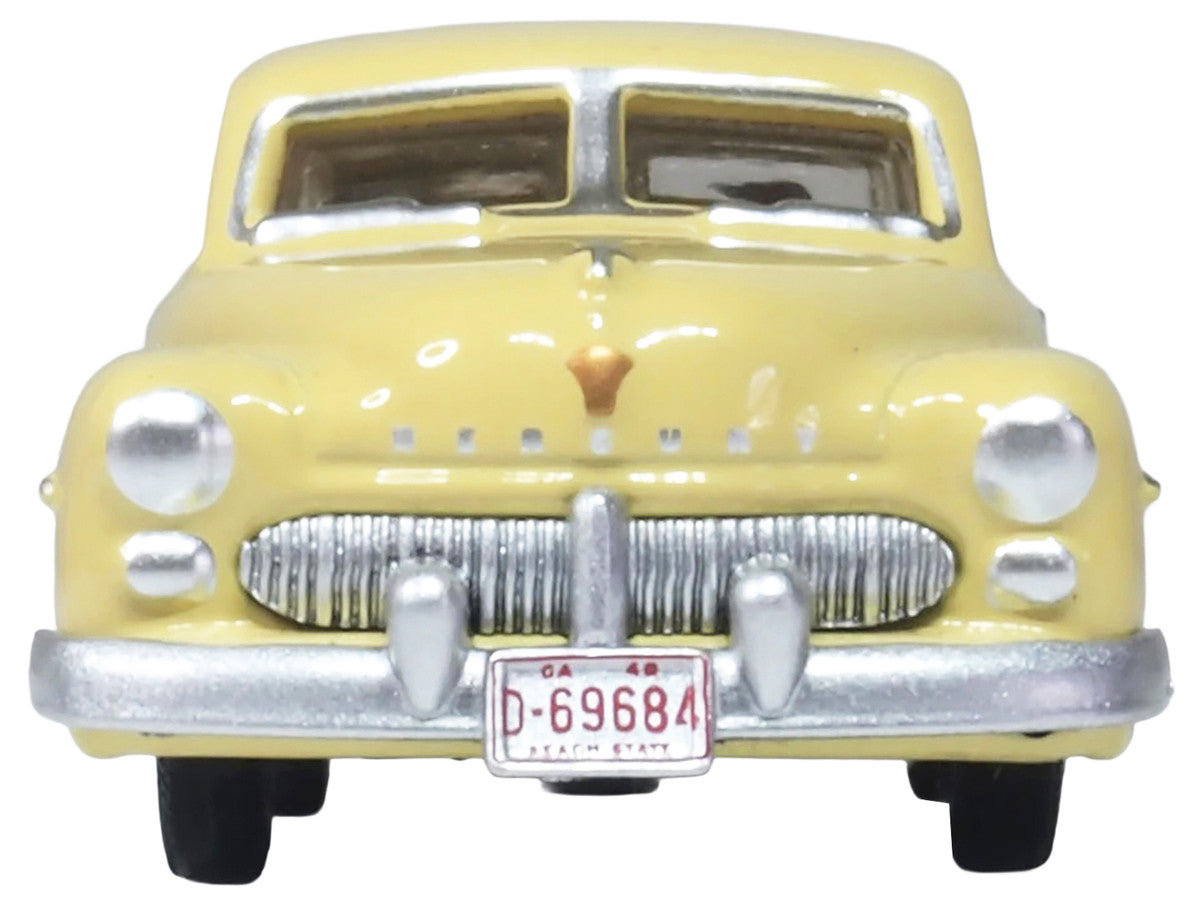 1949 Mercury 8 Coupe Calabash Yellow 1/87 (HO) Scale Diecast Model Car by Oxford Diecast LuxuryLifeWay Online Store