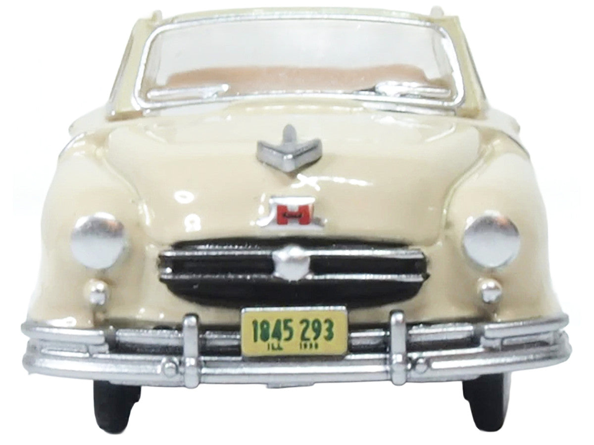 1950 Nash Rambler Custom Landau Convertible (Open) Champagne Ivory 1/87 (HO) Scale Diecast Model Car by Oxford Diecast LuxuryLifeWay Online Store