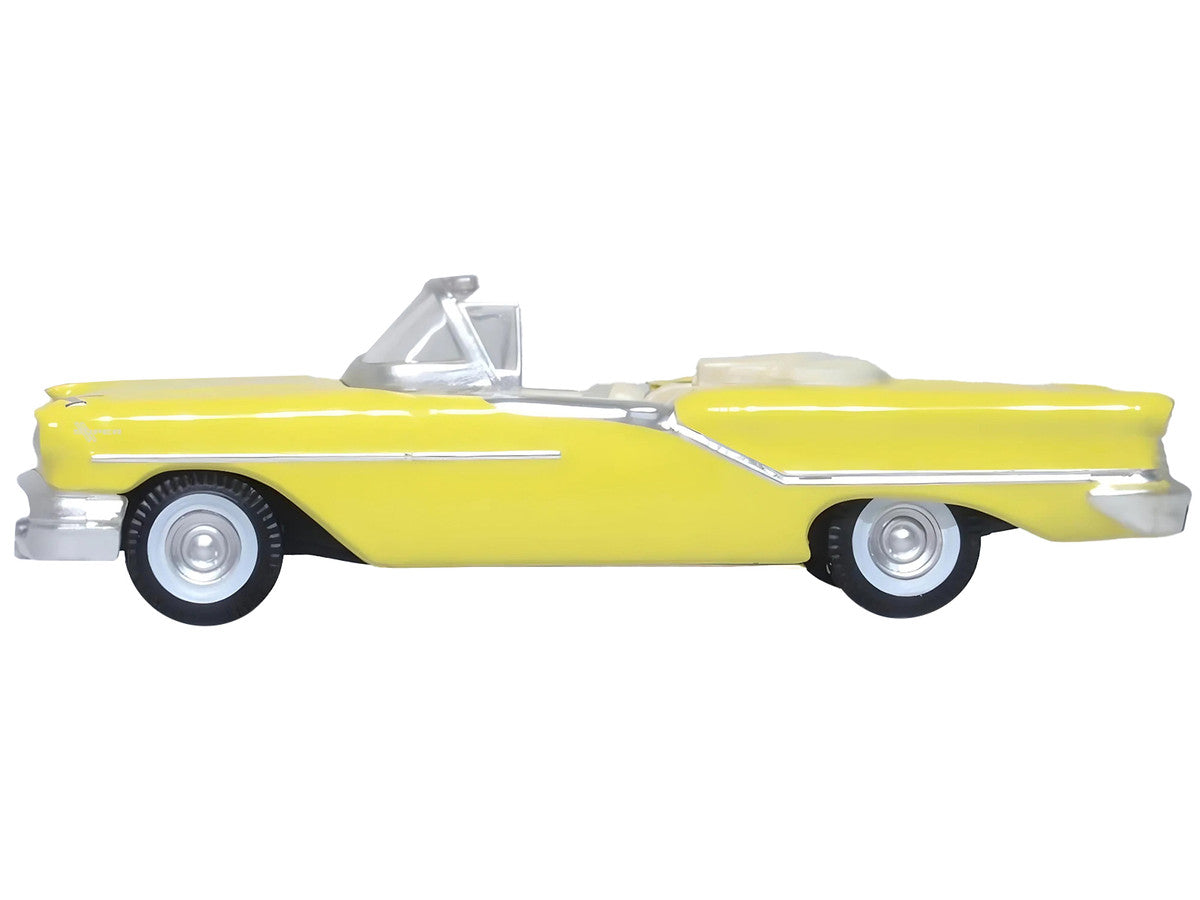 1957 Oldsmobile 88 Convertible Coronado Yellow 1/87 (HO) Scale Diecast Model Car by Oxford Diecast LuxuryLifeWay Online Store