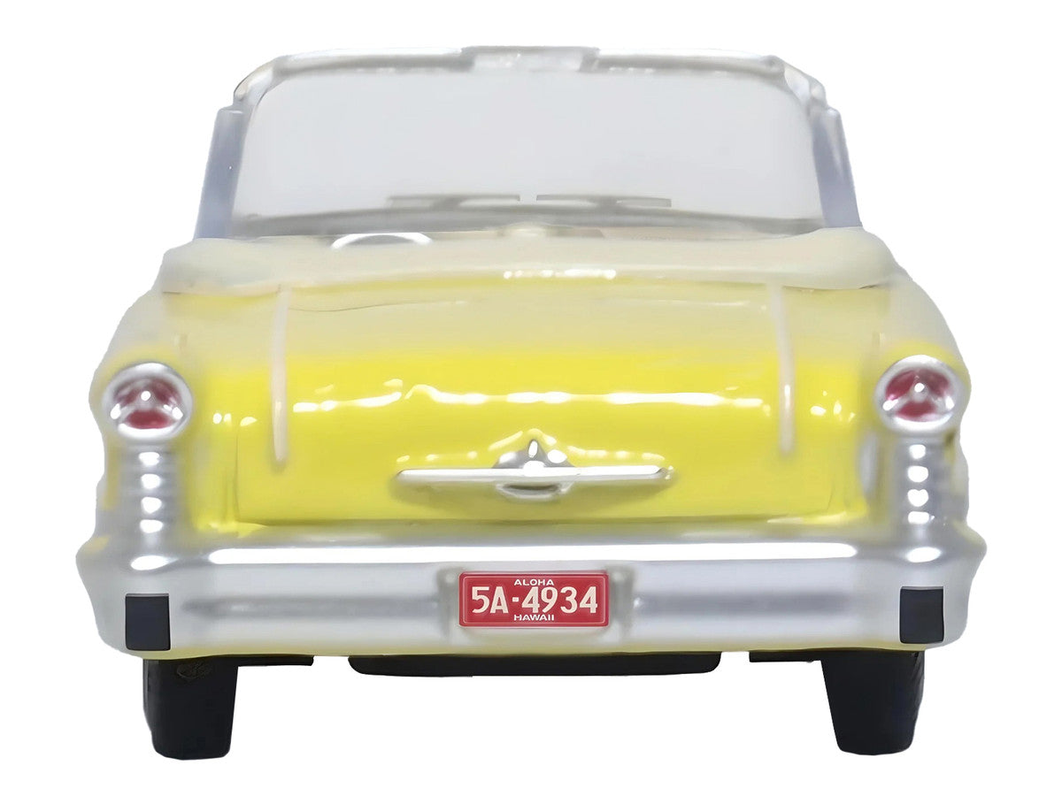 1957 Oldsmobile 88 Convertible Coronado Yellow 1/87 (HO) Scale Diecast Model Car by Oxford Diecast LuxuryLifeWay Online Store