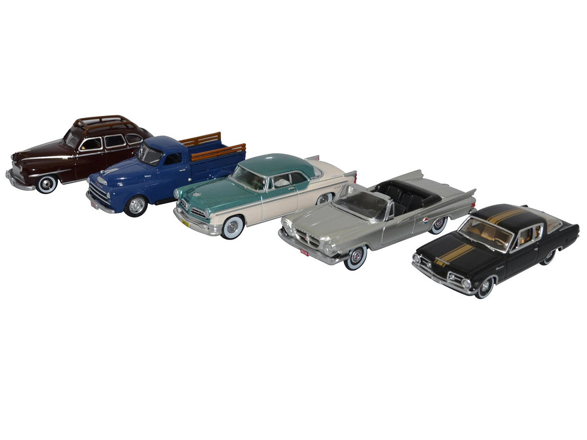 Chrysler Centenary 5 Piece Set 1/87 (HO) Scale Diecast Model Cars by Oxford Diecast LuxuryLifeWay Online Store