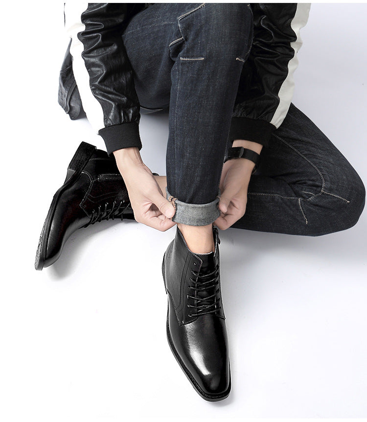 Men's High-Top Business Shoes Best YouTube Store