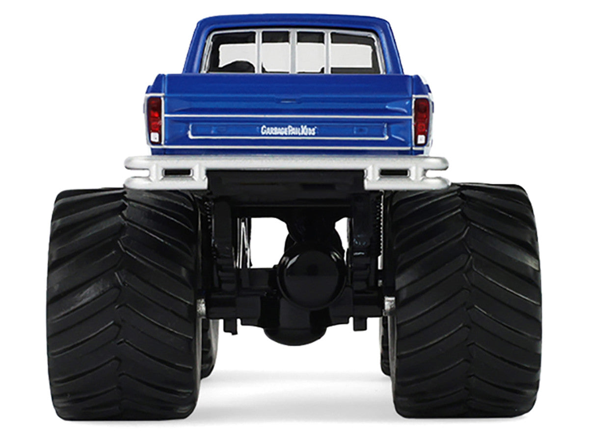 1976 Ford F-250 Monster Truck "Garbage Pail Kids 40th Anniversary - Buck Truck" Blue Metallic with Graphics "Kings of Crunch" Series 1/43 Diecast Model Car by Greenlight LuxuryLifeWay Online Store
