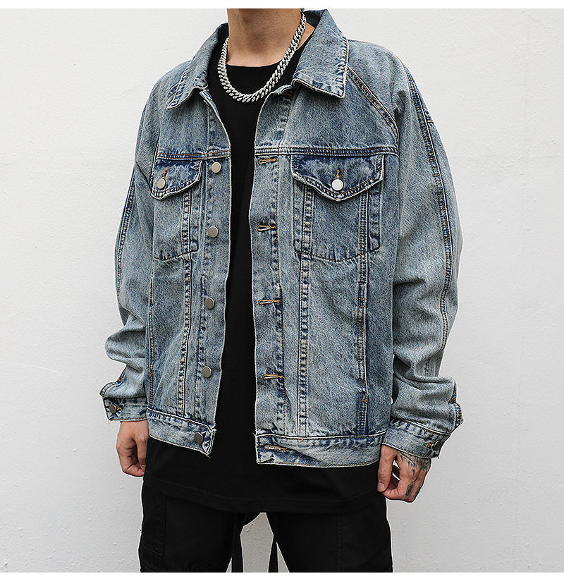 Loose denim jacket Best YouTube Store