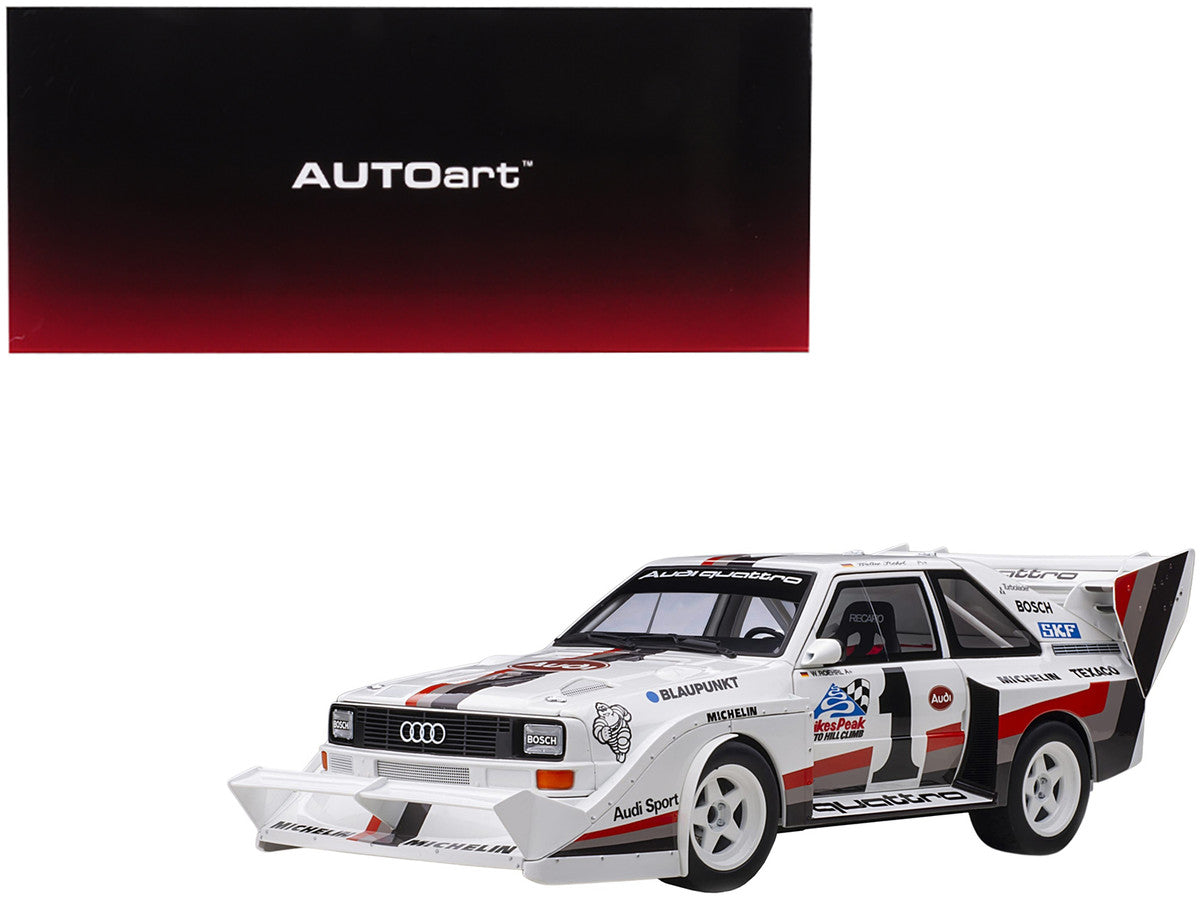 Audi Quattro S1 #1 Walter Roehrl Winner Pikes Peak (1987) 1/18 Model Car by Autoart LuxuryLifeWay Online Store