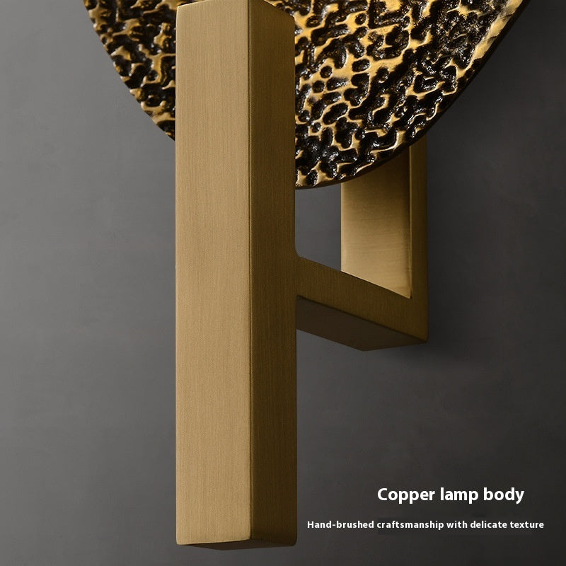 Creative Art Copper Modern Decorative Wall Lamp PearlNestDecor.com