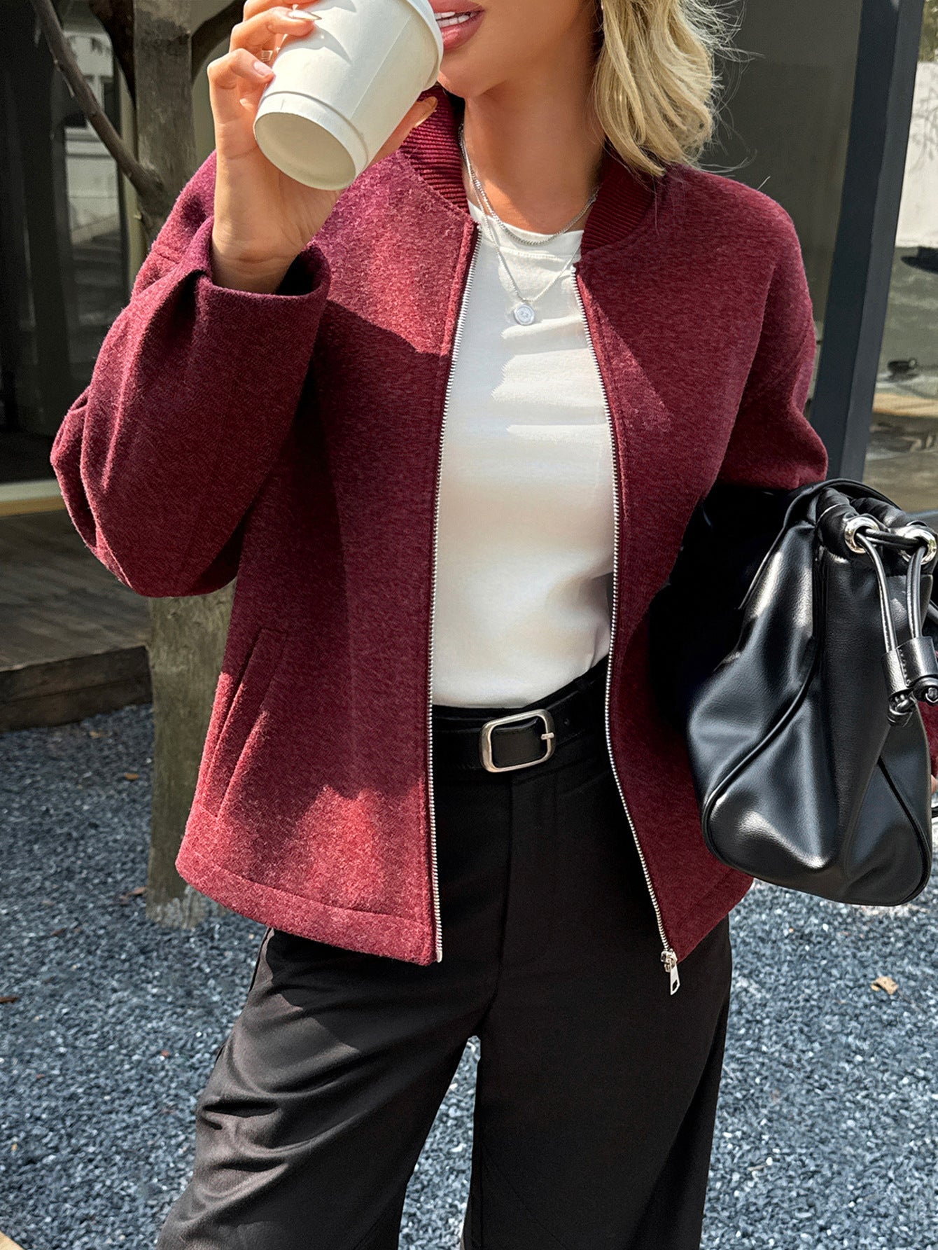 Casual Long-sleeved Vest Jacket Coat Women's Clothing Best YouTube Store
