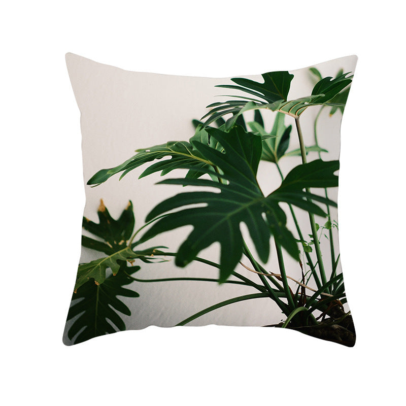 Tropical Plants Pillowcase Decor PearlNestDecor.com