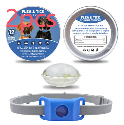 Pet Insect Repellent Button Collar Capsule Suit Pets Fashion