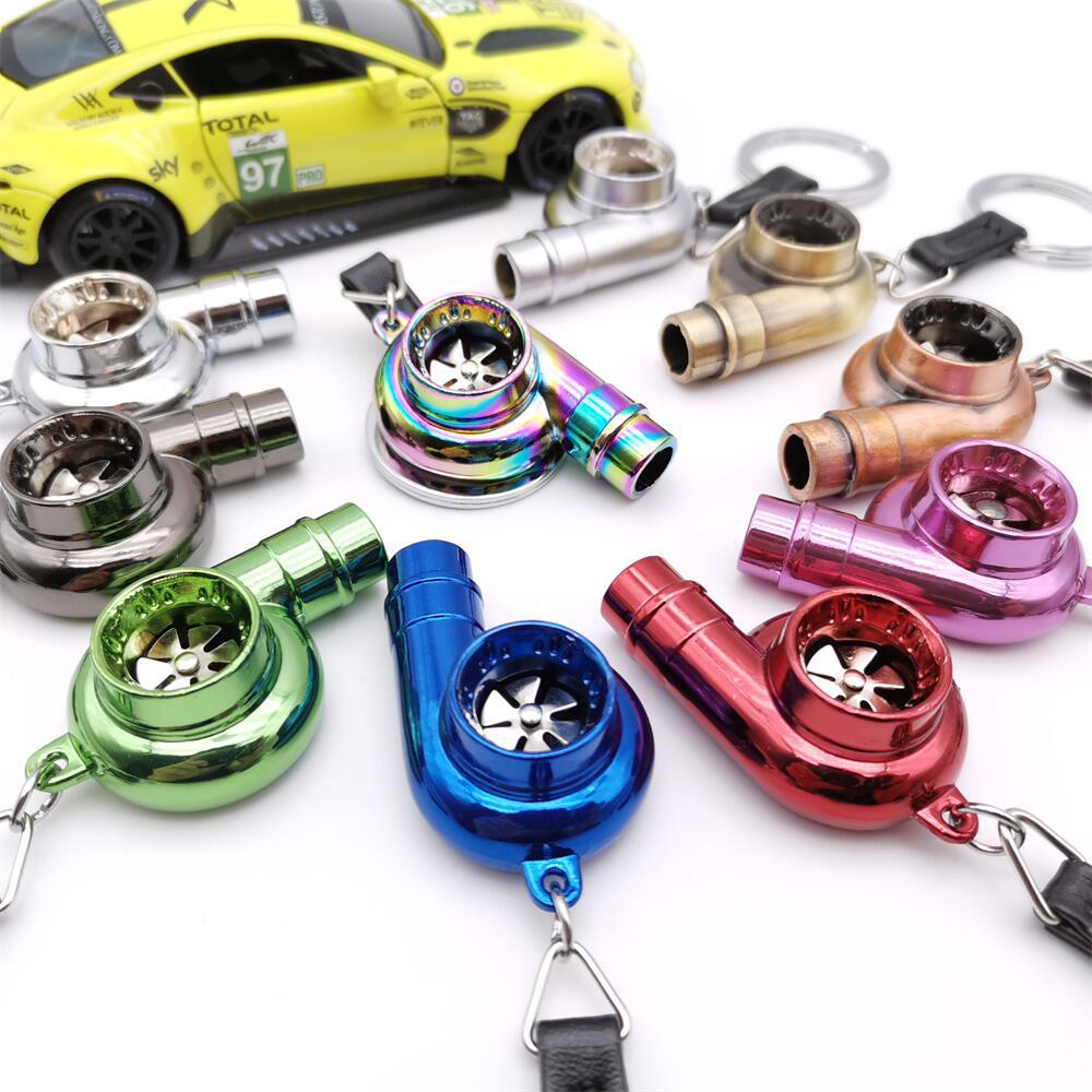 Car Turbo Whistle Modeling Simulation Alloy Metal Keychains LadyShow.Store