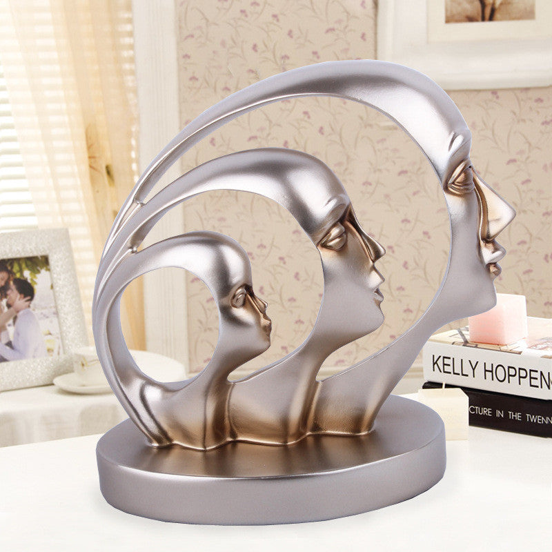 Resin Statue Sculpture Artwork Morden Ornaments PearlNestDecor.com