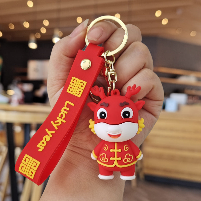 Creative Cute Little Dragon Shape Keychain Pendant LadyShow.Store