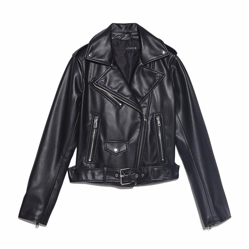 Women's leather jacket