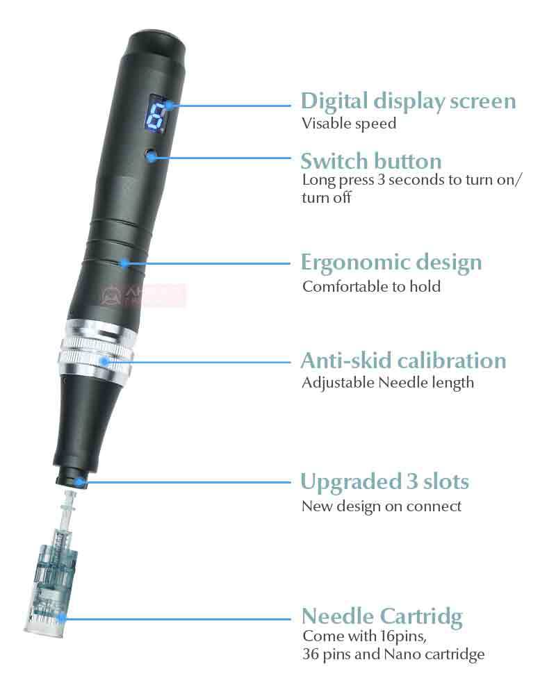 Electric Microneedle Exosome Inductive Therapeutical Beauty Instrument Pi-Mart