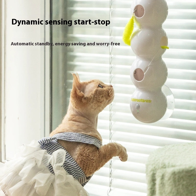 Smart Interactive Cat Toy  With Moving Tail Motion Activated Rechargeable Pets Fashion