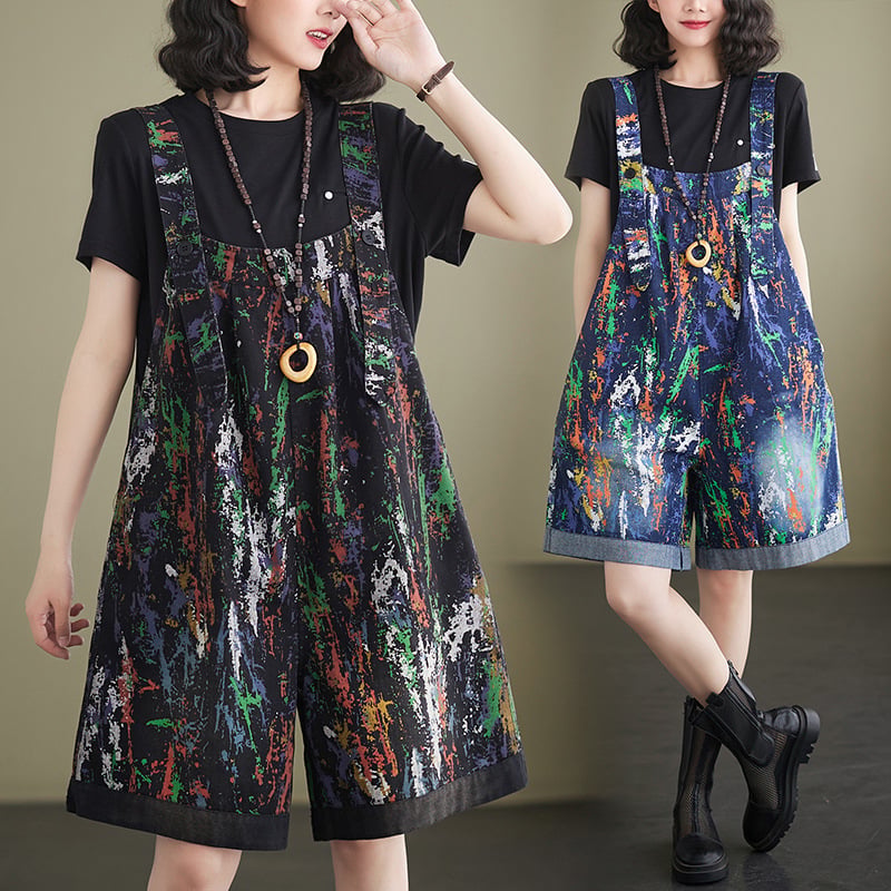 Fashionable Loose Fitting Denim Straps Pi-Mart