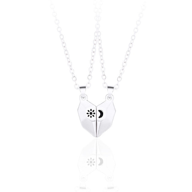 Korean Fashion Magnetic Couple Necklace Pi-Mart