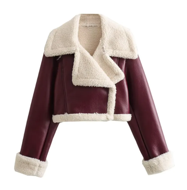 Women's Vintage Faux Leather Jacket Best YouTube Store