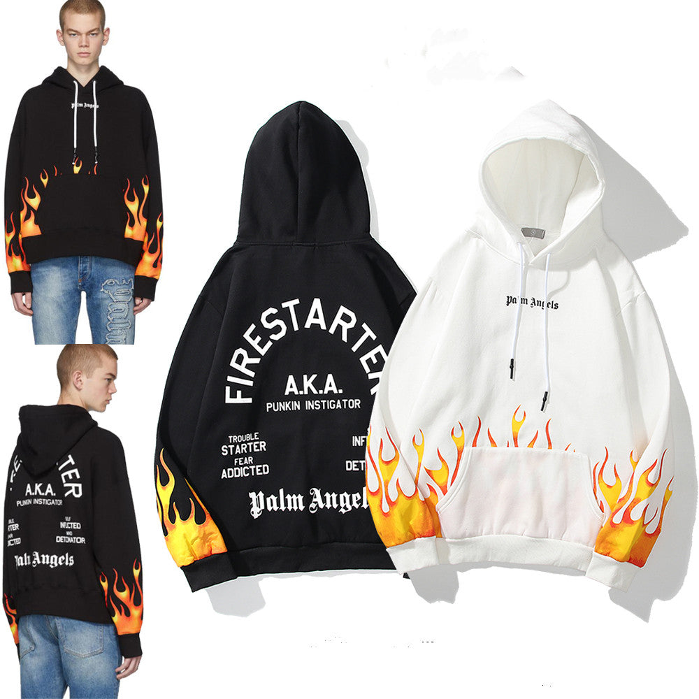 Flame hooded sweatshirt