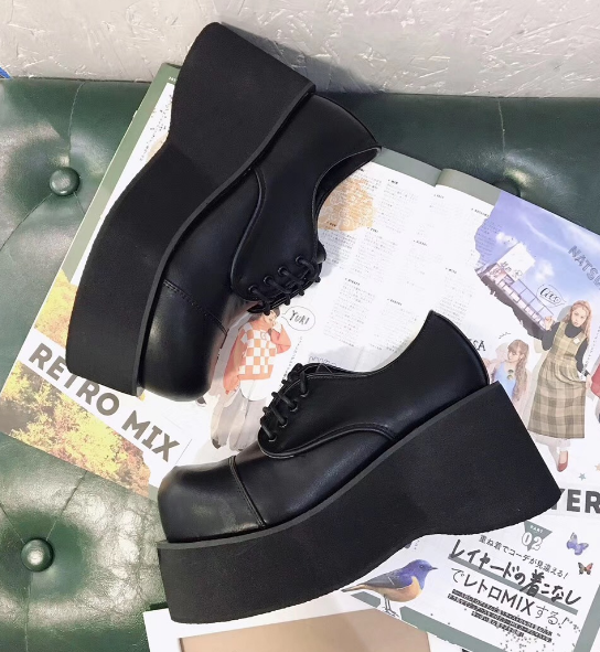 Spring New Women's Thick-Soled Punk Shoes LadyShow.Store