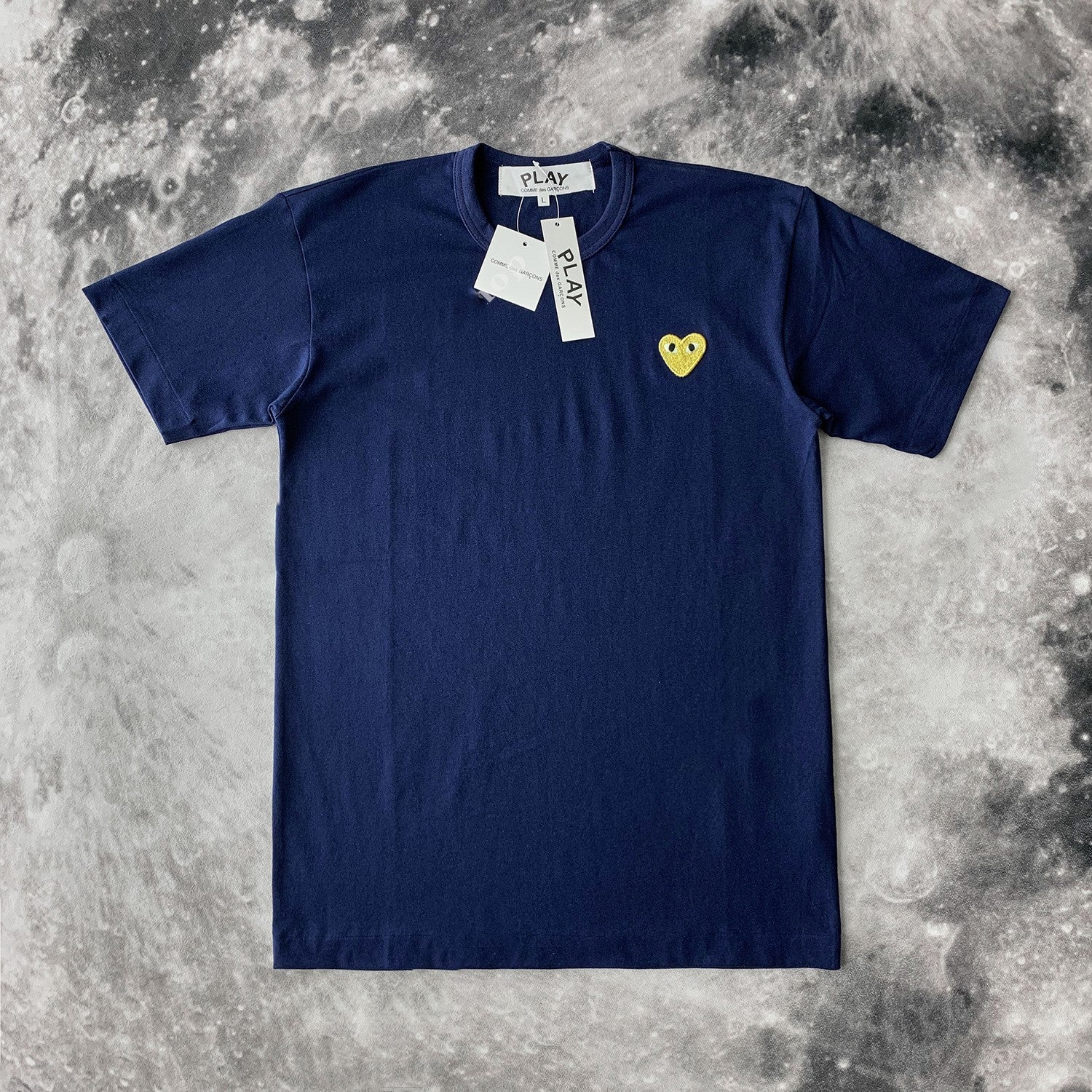 Cotton Heart Embroidered T-Shirt for Couples (Women) Pi-Mart