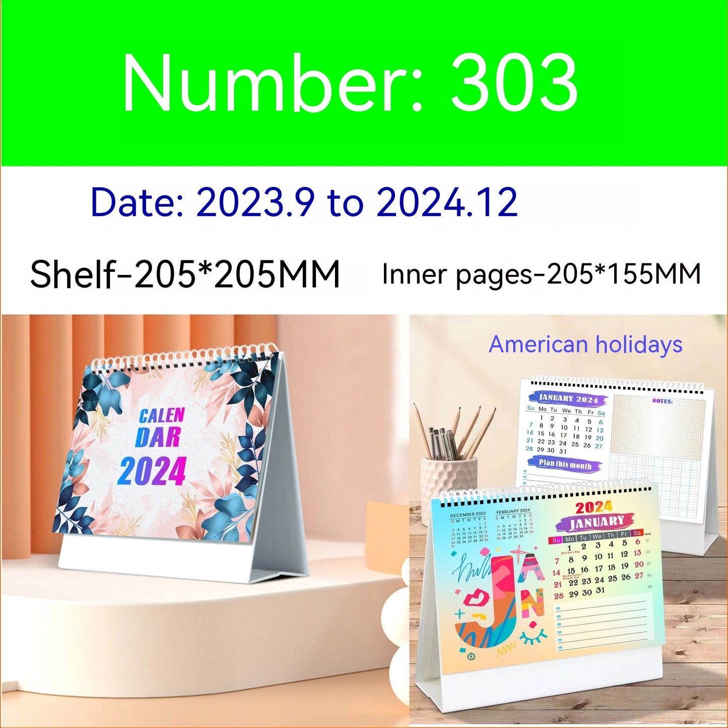 Desk Calendars, Decorations, Gifts
