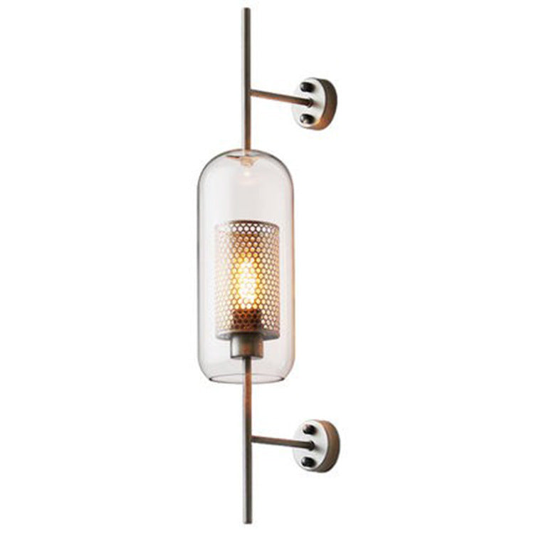Living Room Wall Lamp Retro Creative Corridor Aisle Glass Ball Wall Lamp PearlNestDecor.com