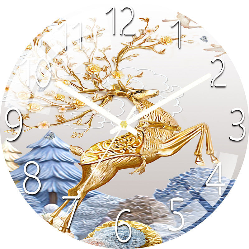 Living Room Home Wall Clock Creative Fashion PearlNestDecor.com