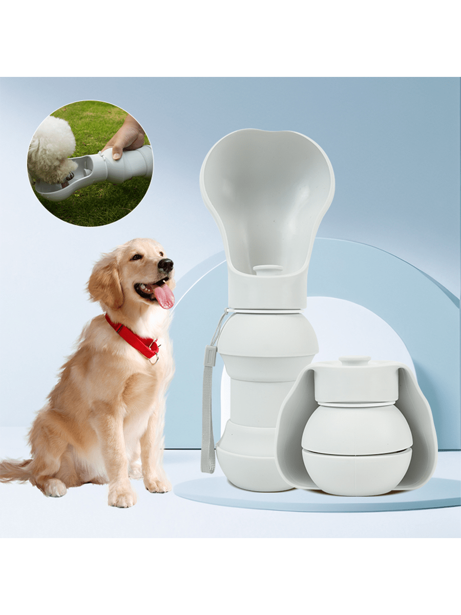 Outdoor Pet Folding Drinking Cup-Folding 550ml-1 box Pets Fashion