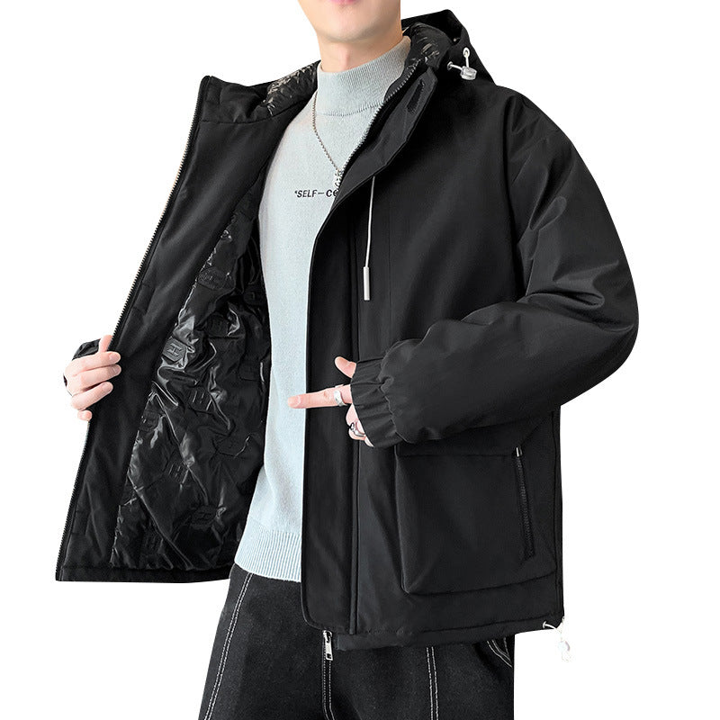 Men's Cotton Clothing Thick Warm Jacket Plus Sizes Loose Best YouTube Store