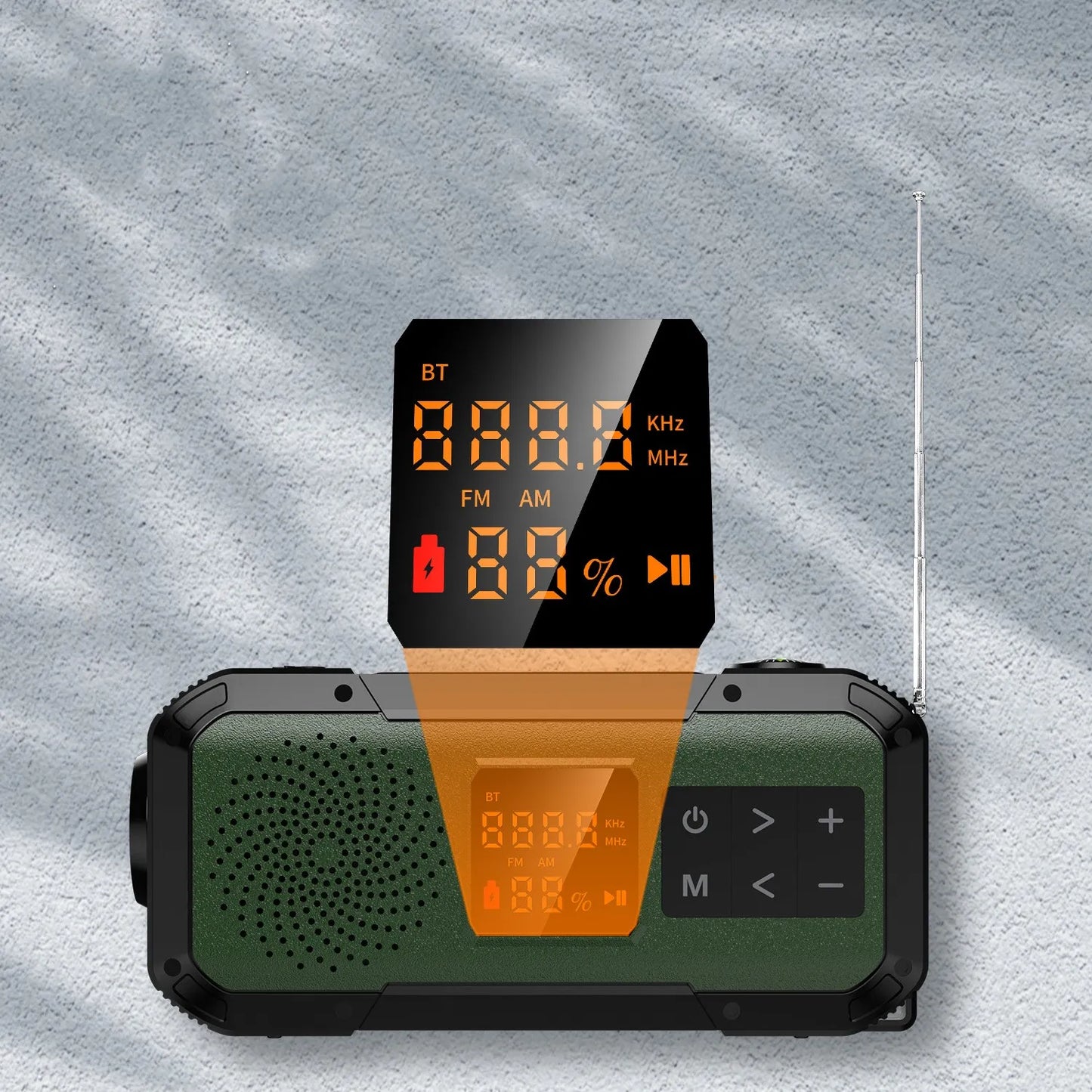Solar Powered Hand Crank Radio Best YouTube Store