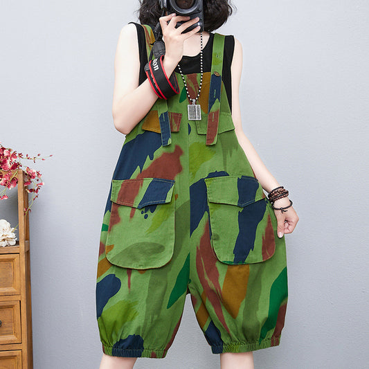 Denim Lantern Strap Pants Pi-Mart