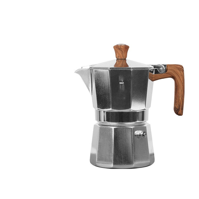 Outdoor Camping Italian Double Valve Mocha Kettle PearlNestDecor.com