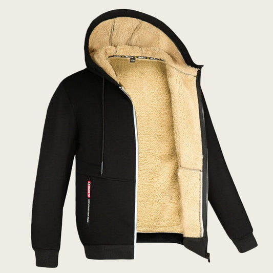 Lamb Fleece Thickened Sports Casual Thickened Hooded Jacket Best YouTube Store