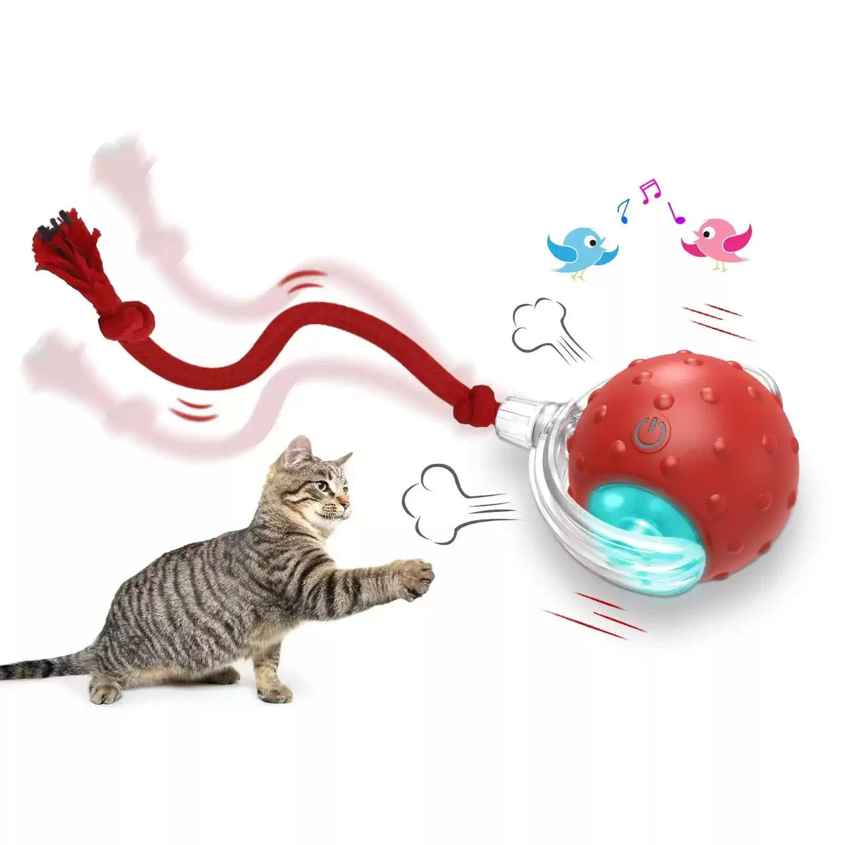 Interactive Cat Toy Ball Super Drive Cat Rolling Balls With Pets Fashion