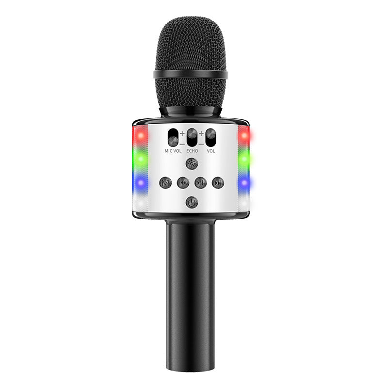 Wireless Bluetooth Colorful Light Microphone CJD2