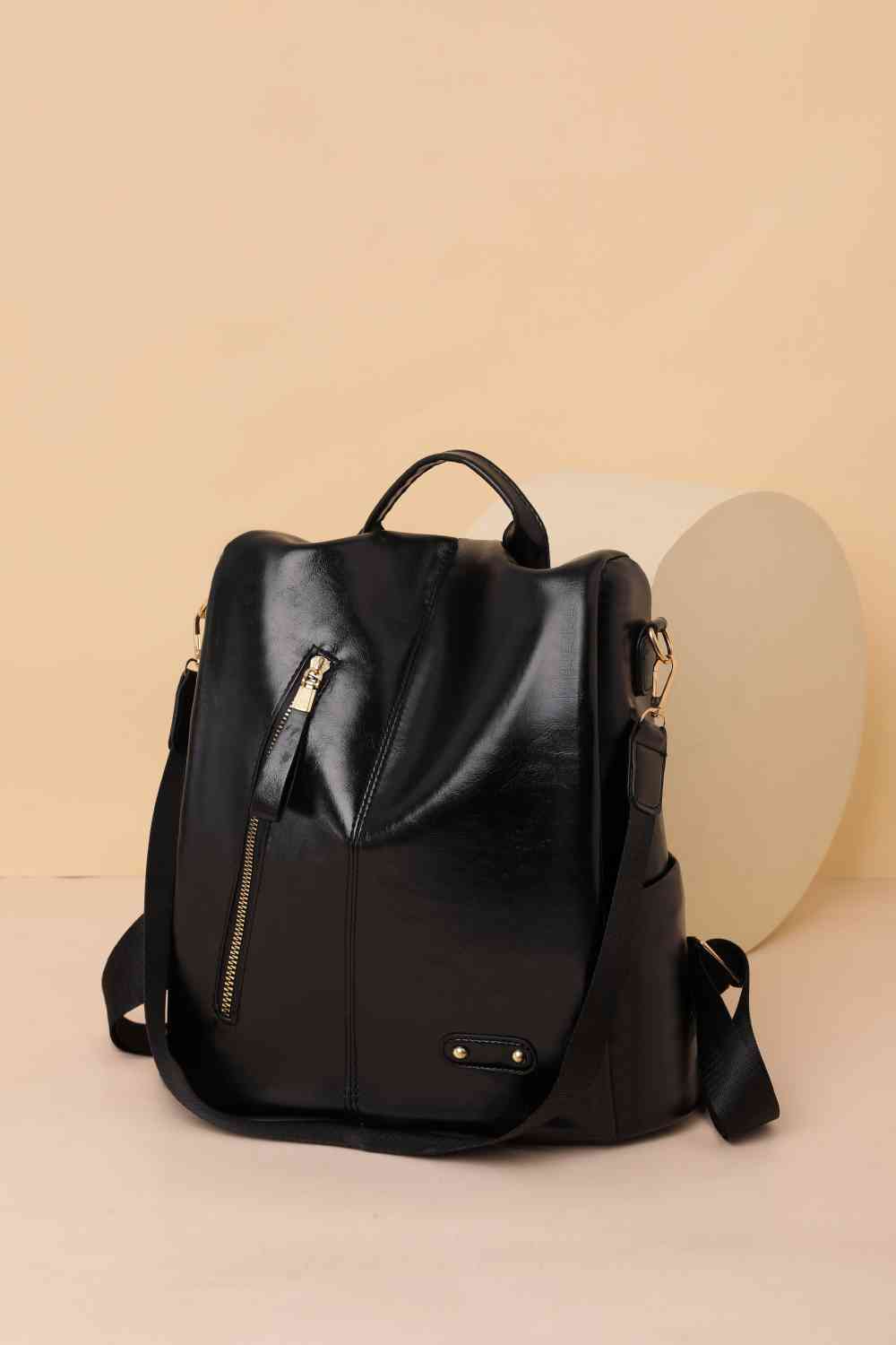 Marcy Zipper Pocket Backpack LadyShow.Store