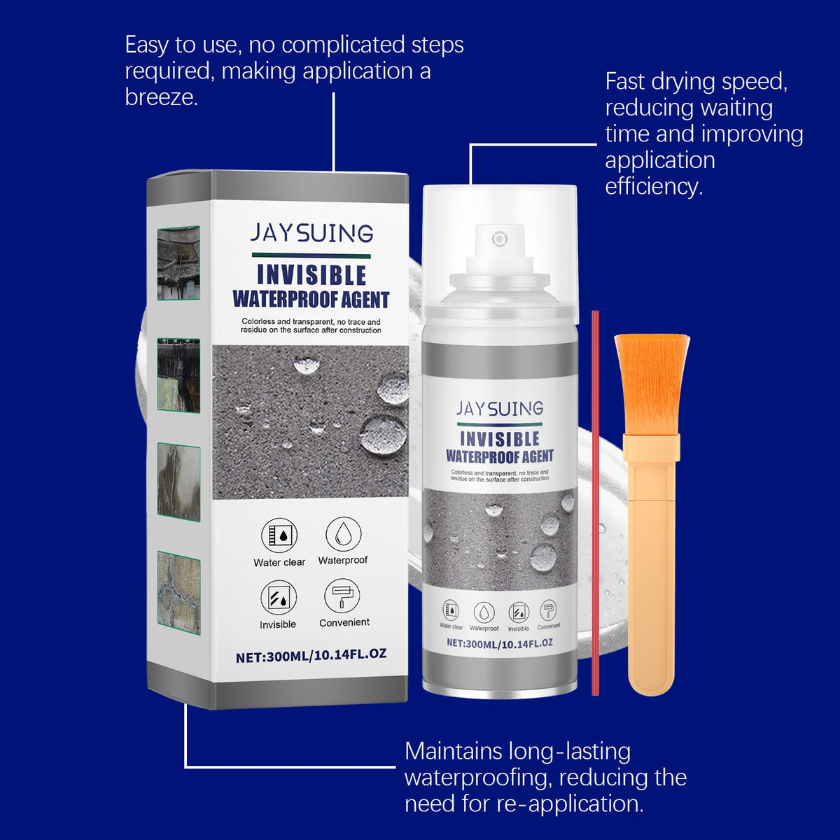 Invisible Waterproofing Agent  1 Set Per Box Tri Light Beauty