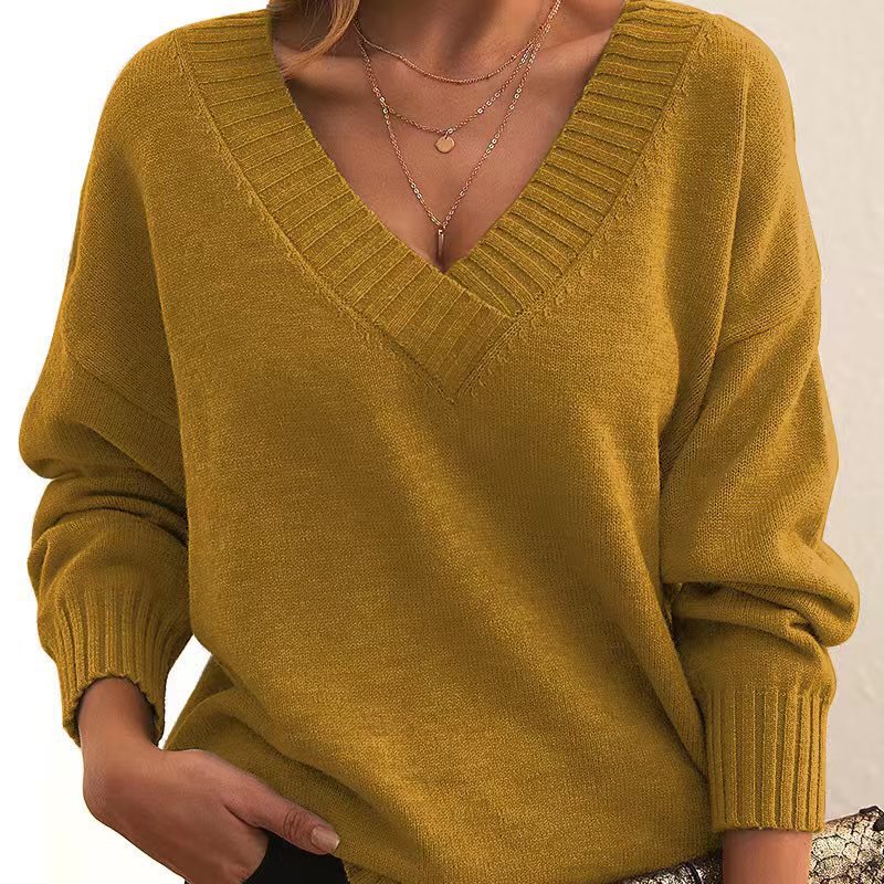 Women's Fashion Casual Versatile Knit Shirt NorixaFashion.com