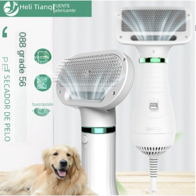 2-in-1 Pet Grooming Dryer and De-shedding Brush LadyShow.Store
