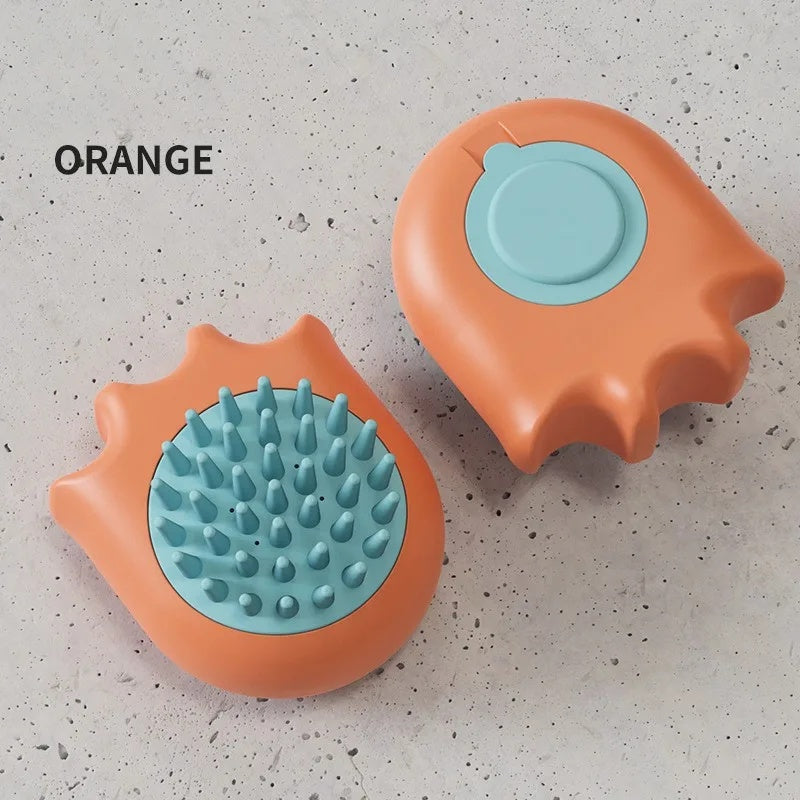 Pet Bath Brush Massage Brush Massage Comb Cat And Dog Bath Brush Pet Cleaning Supplies With Shampoo Box Pet Dog Brush Pets Fashion