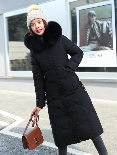 Large Fur Collar Padded Winter Jacket Pi-Mart