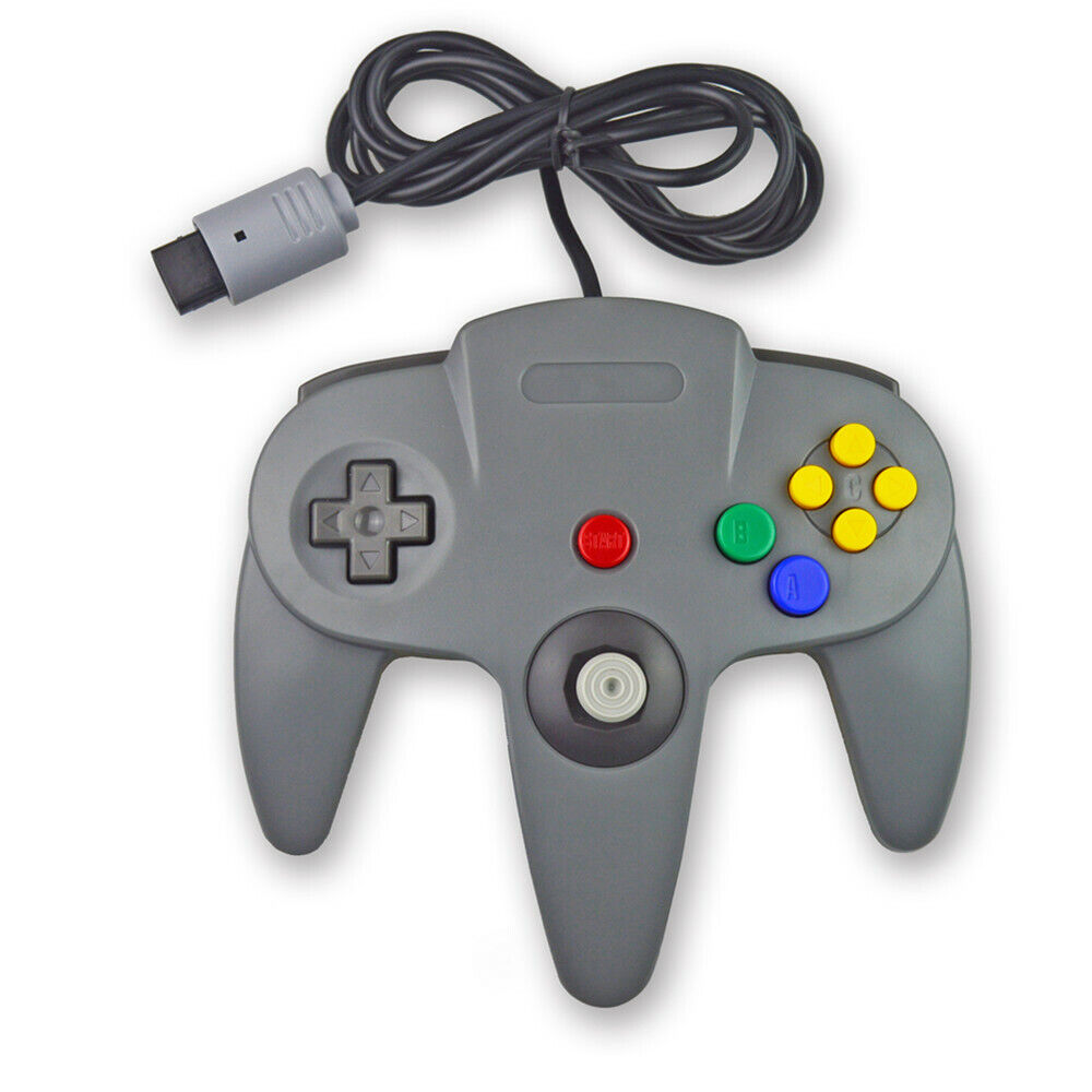 New Wired Controller Joystick Compatible With Nintendo 64 N64 Video Game Console Pi-Mart