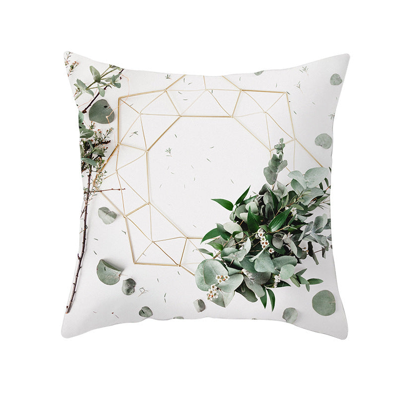 Tropical Plants Pillowcase Decor PearlNestDecor.com