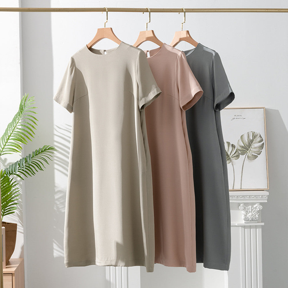 Women's Simple And Creative Silk Dress LadyShow.Store