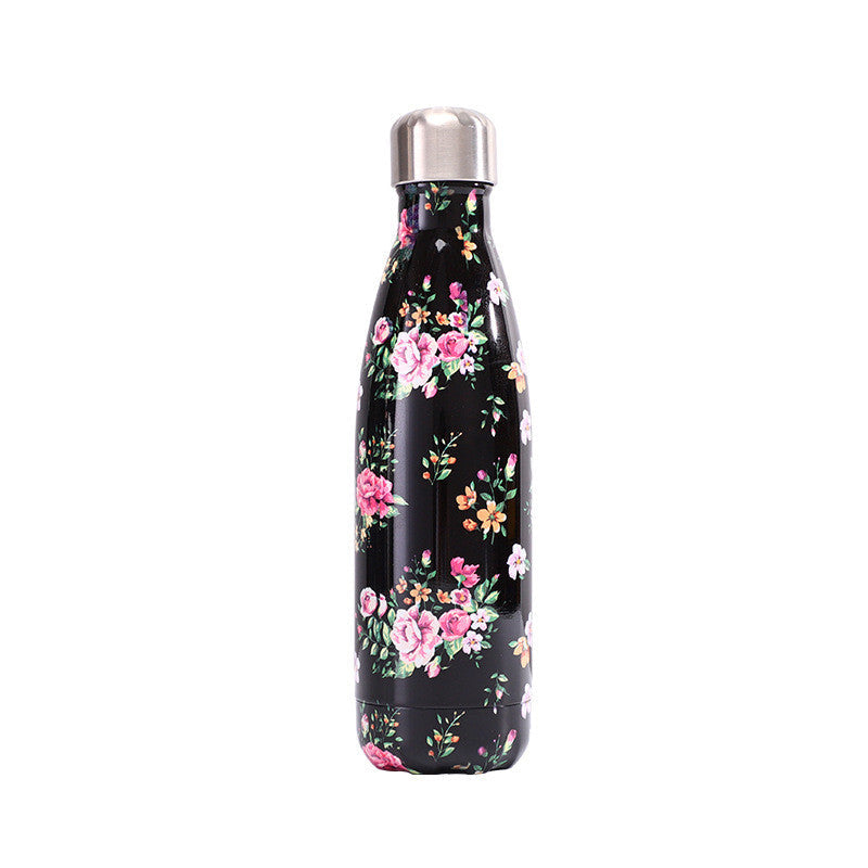 Insulated Cup, Sports Water Bottle, Cola Bottle LadyShow.Store
