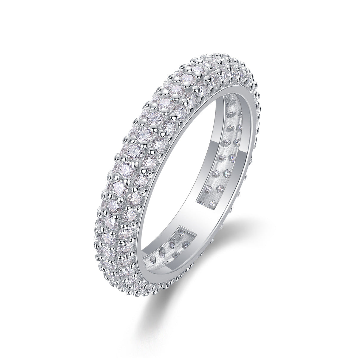 S925 Silver Ring Moissanite Ring LadyShow.Store