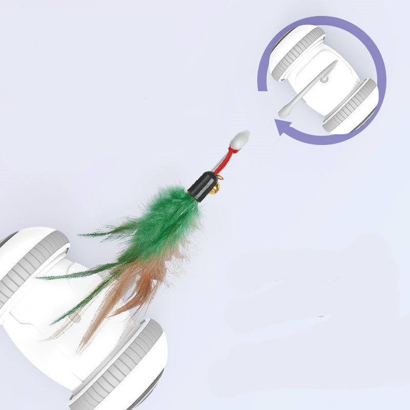 Interchangeable Cat Feather Toy Pets Fashion