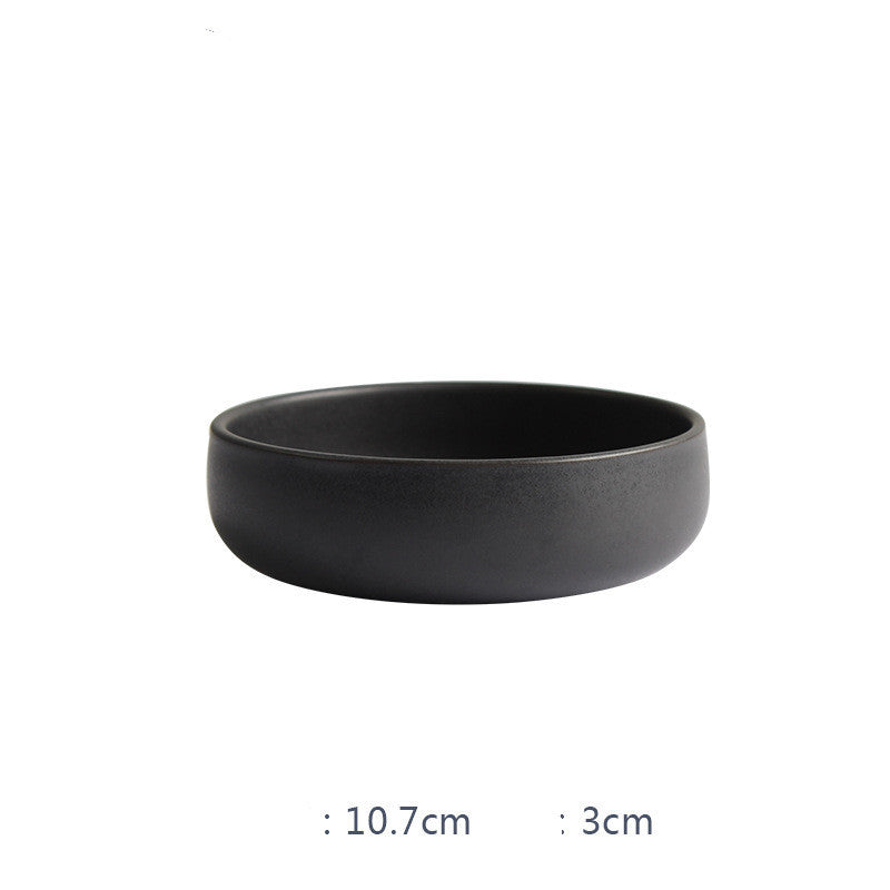 Nordic Ceramic Rice Bowl Steak Plate Deep  Household Tableware Dish Set LadyShow.Store